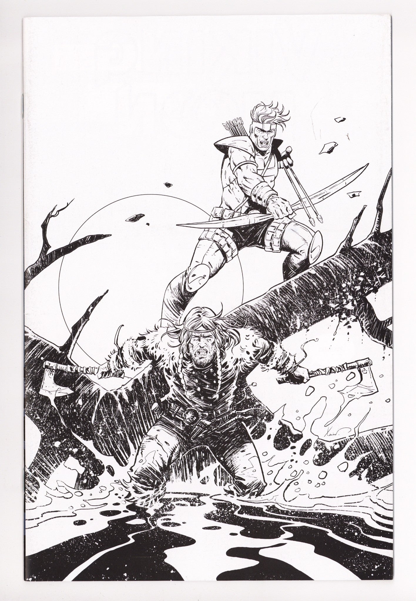 Viking Moon 2 Xavier B&W Variant (2025)