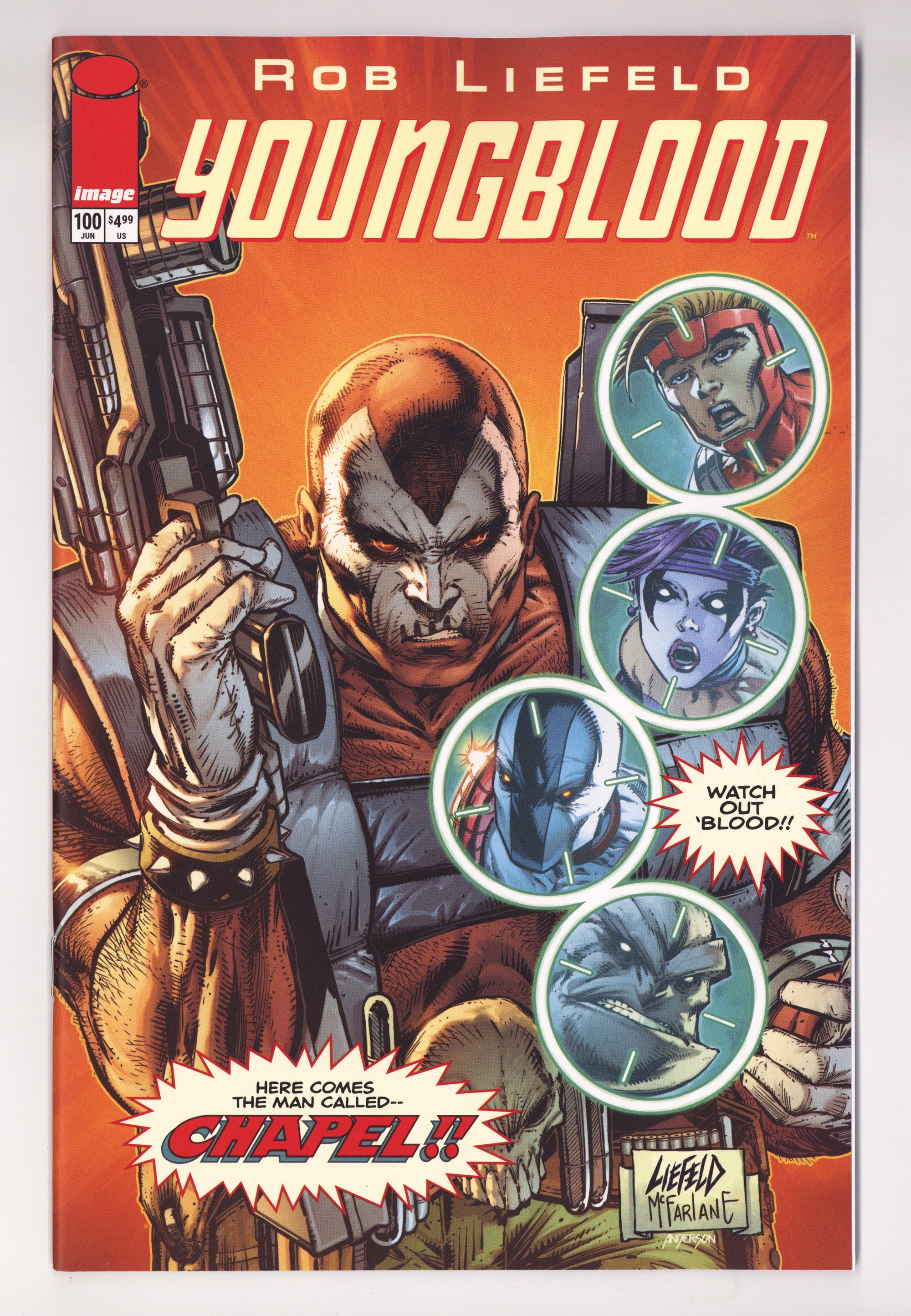 Youngblood Vol 7 100 Liefeld Homage Orange Variant (2026)
