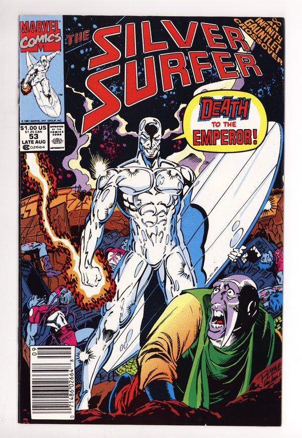Silver Surfer Vol 3 53 Mid Grade (1991) Newsstand