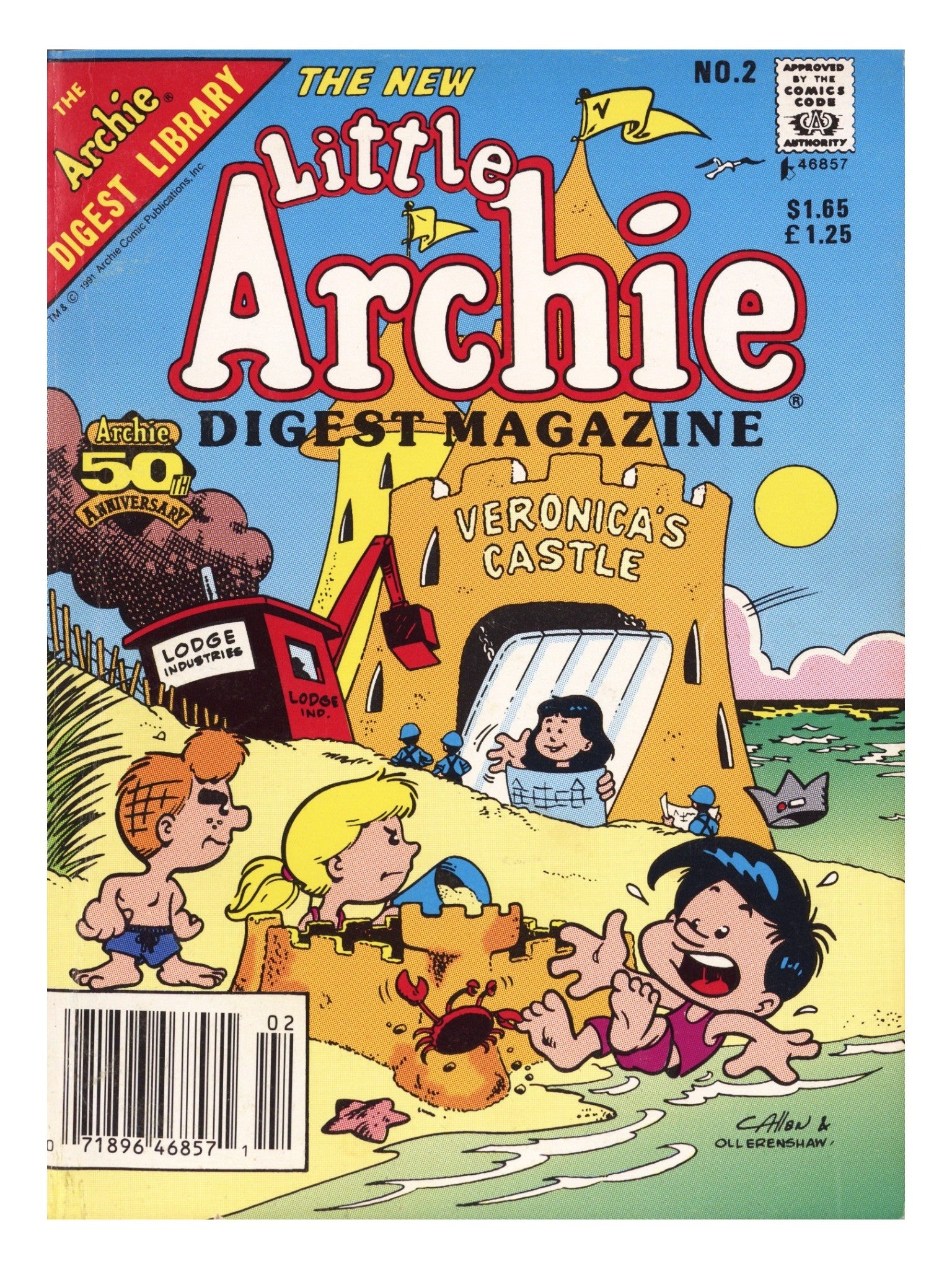 Little Archie Digest Magazine 2 Low Grade (1991) Canadian Price Variant 