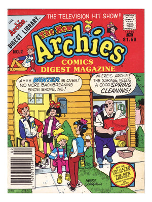 The New Archies Comics Digest Magazine 2 Mid Grade (1988) Canadian Price Variant