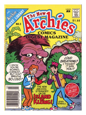 The New Archies Comics Digest Magazine 3 Mid Grade (1988) Canadian Price Variant
