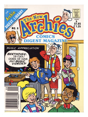 The New Archies Comics Digest Magazine 9 Low Grade (1990) Canadian Price Variant