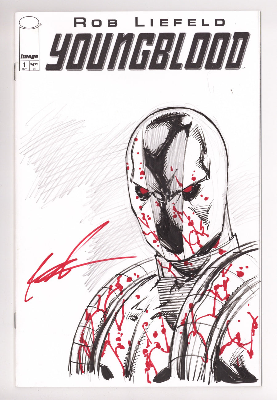Youngblood Vol 7 1 Liefeld Original Sketch Incentive VF+ (2025)