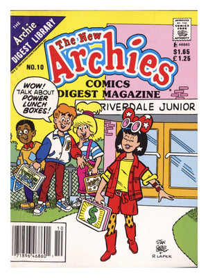 The New Archies Comics Digest Magazine 10 Mid Grade (1990) Canadian Price Variant