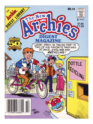 The New Archies Comics Digest Magazine 14 Mid Grade (1991) Canadian Price Variant