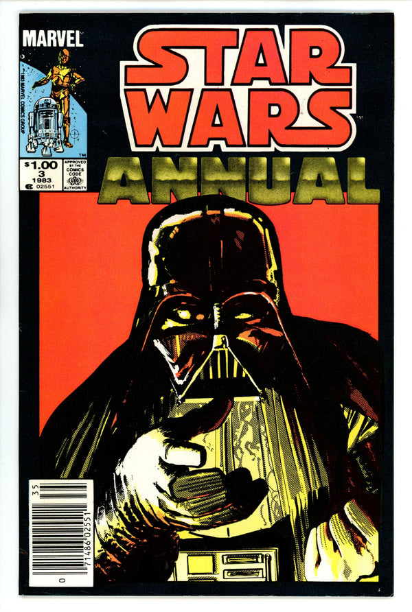 Star Wars Annual Vol 1 3 VF (8.0) (1983) Newsstand