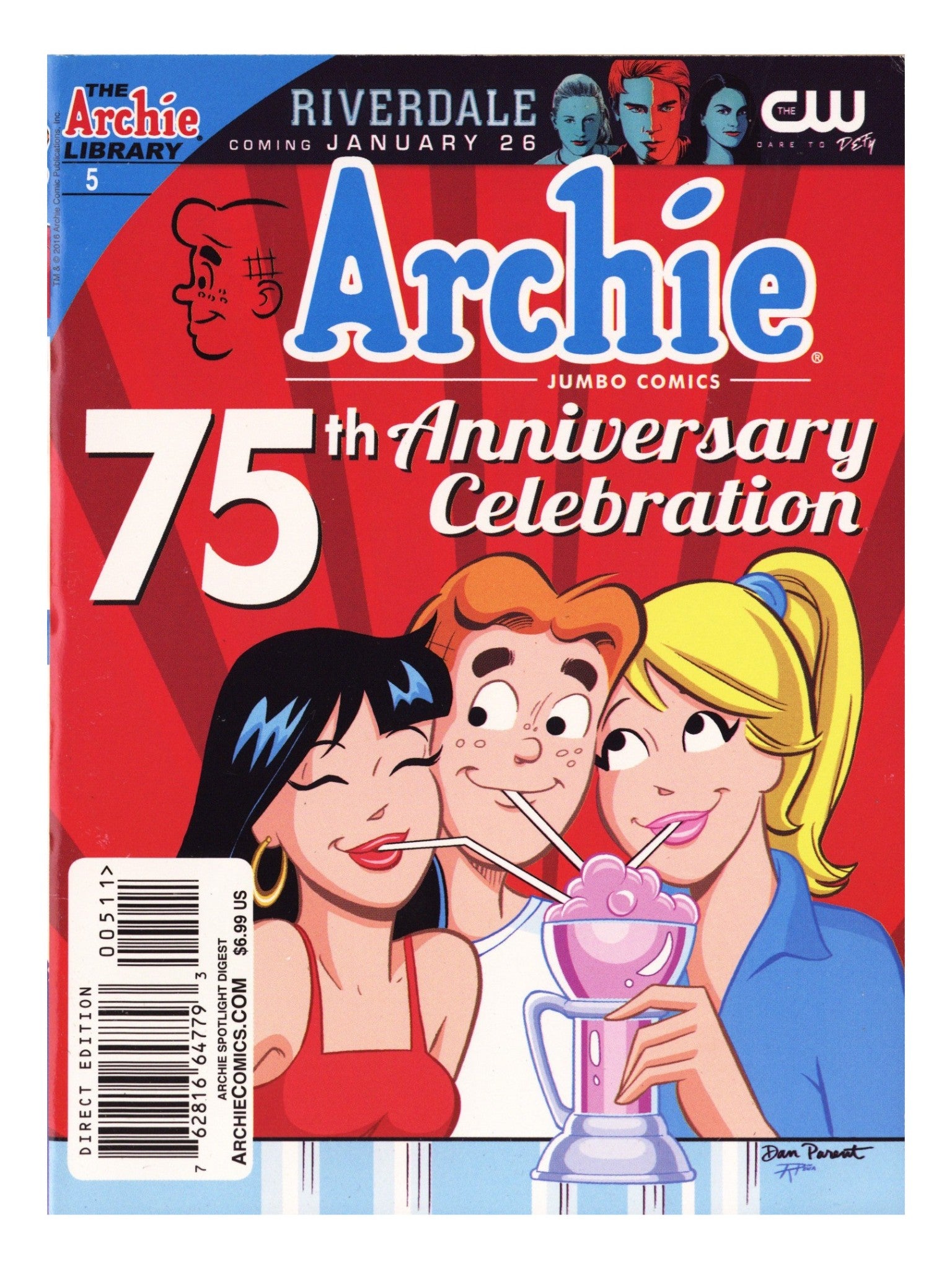 Archie Spotlight Digest: Archie 75th Anniversary Digest 5 Mid Grade (2017) 