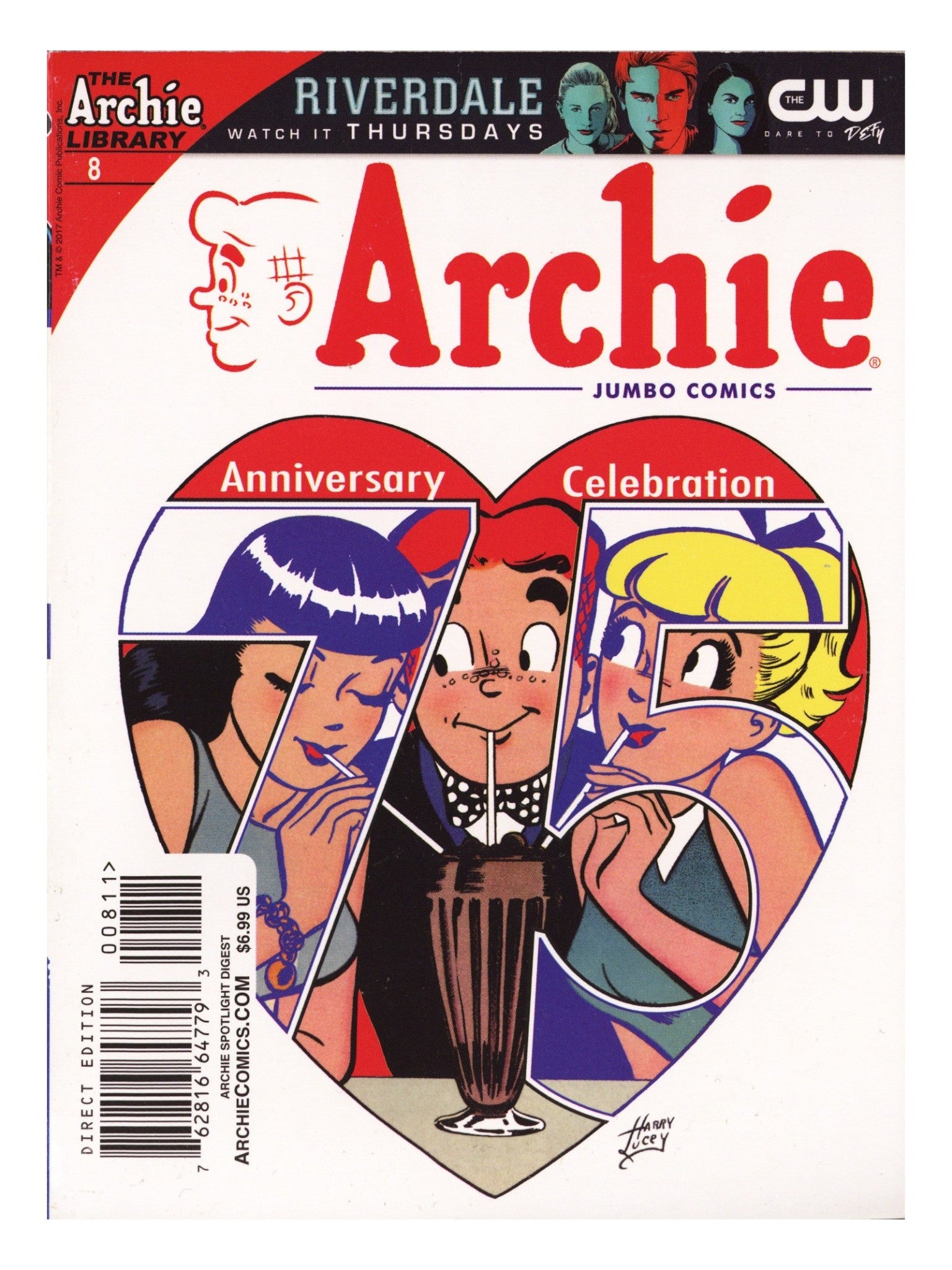Archie Spotlight Digest: Archie 75th Anniversary Digest 8 High Grade (2017) 