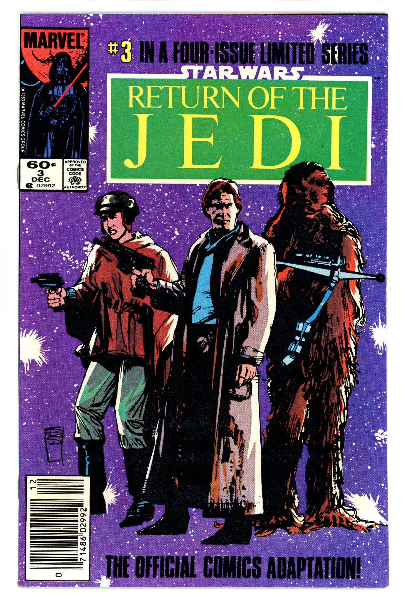 Star Wars: Return of the Jedi 3 VF (8.0) (1983) Newsstand 