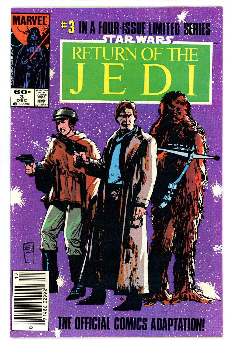 Star Wars: Return of the Jedi 3 VF+ (8.5) (1983) Newsstand 