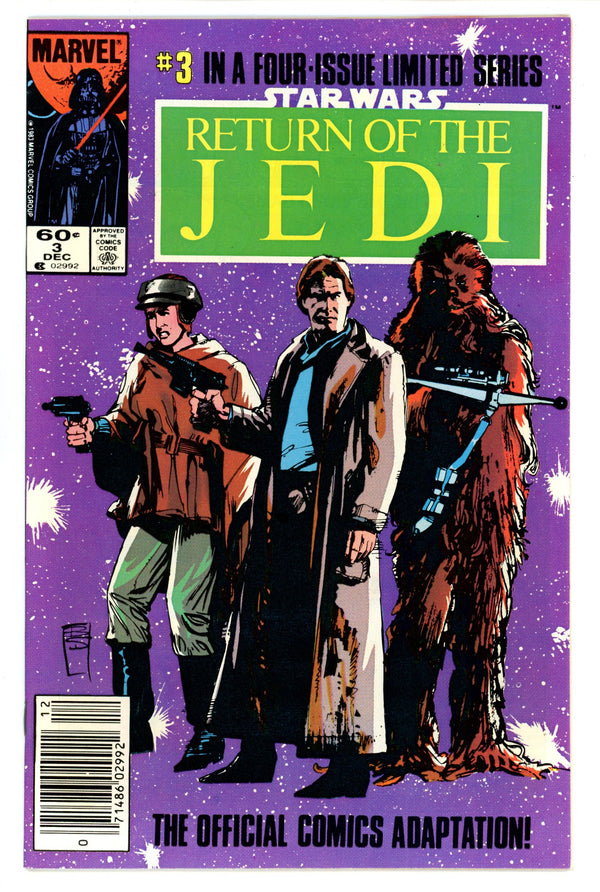 Star Wars: Return of the Jedi 3 VF/NM (9.0) (1983) Newsstand