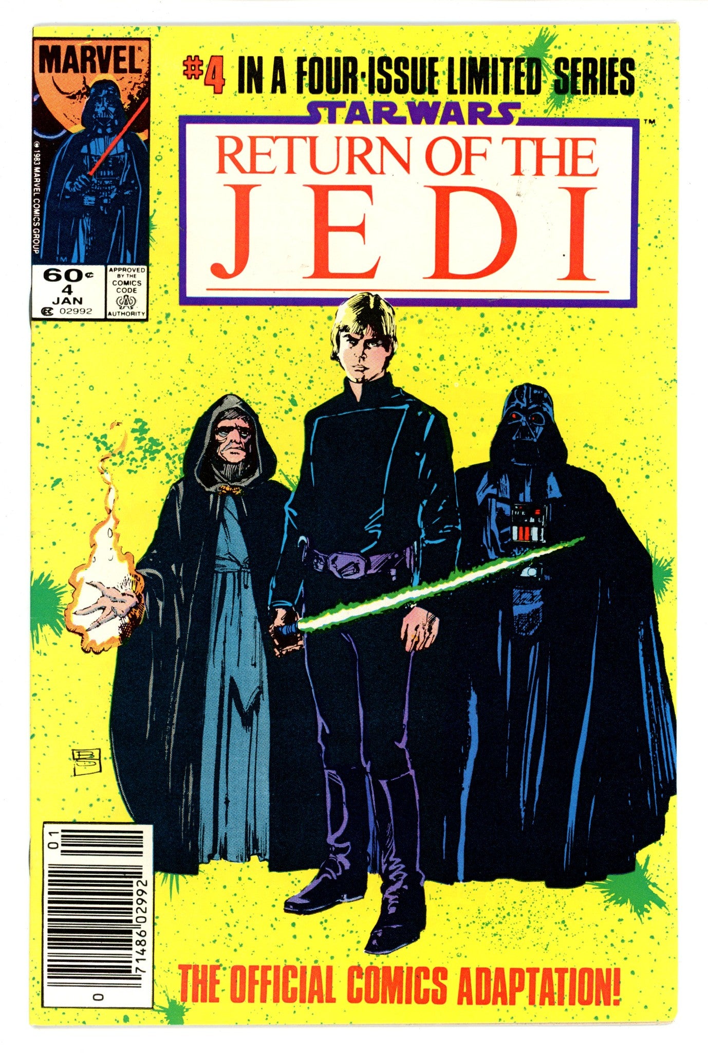 Star Wars: Return of the Jedi 4 VF+ (8.5) (1984) Newsstand 