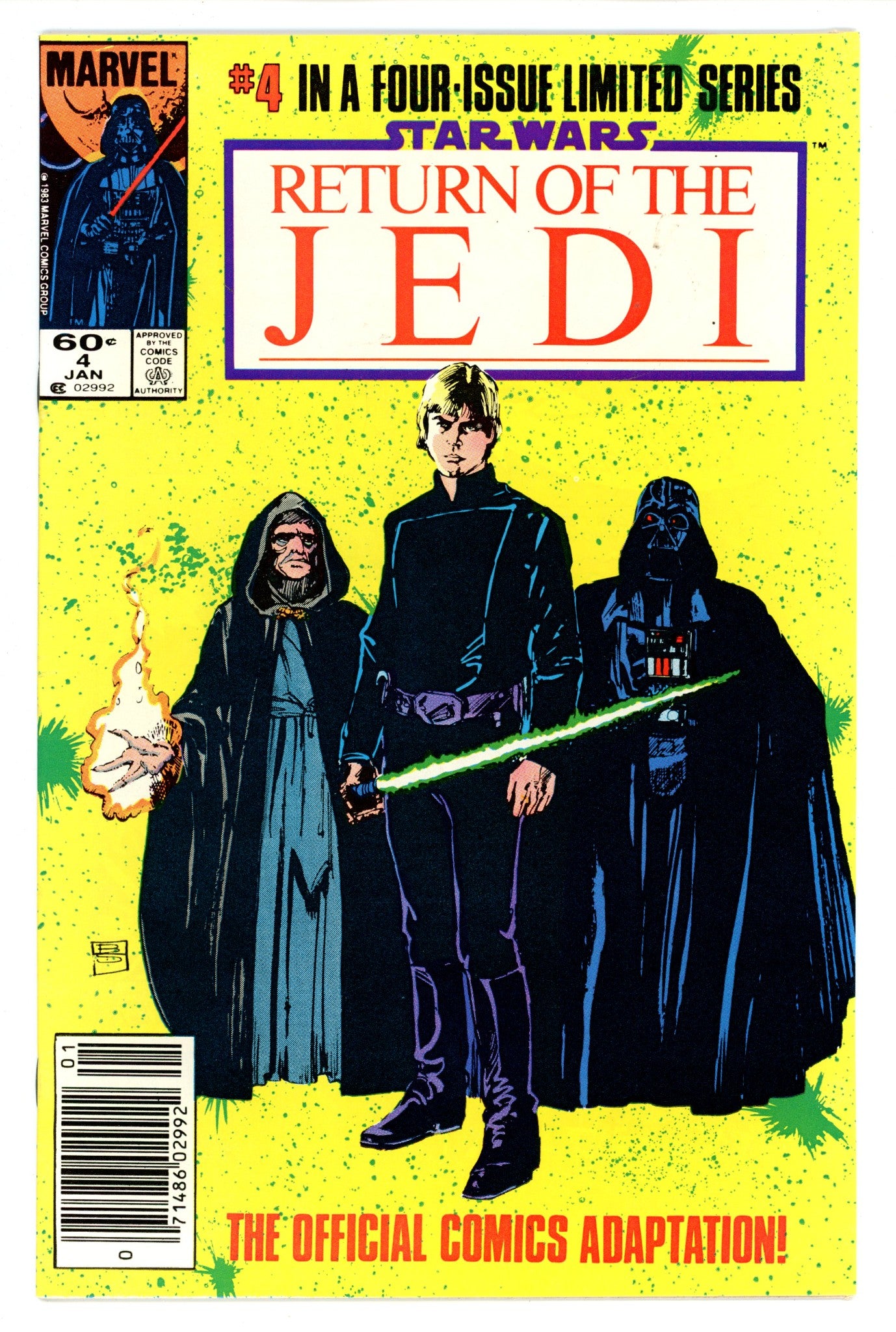 Star Wars: Return of the Jedi 4 VF/NM (9.0) (1984) Newsstand 