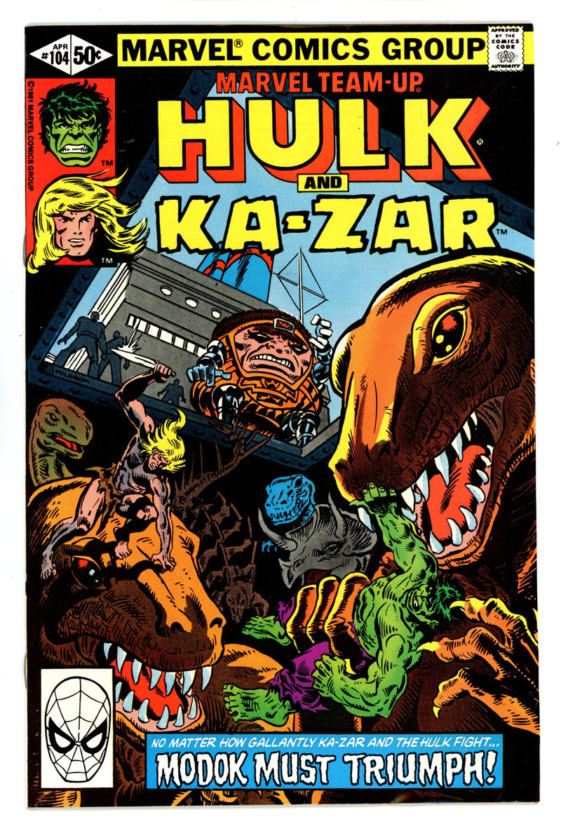 Marvel Team-Up Vol 1 104 Mid Grade (1981) 