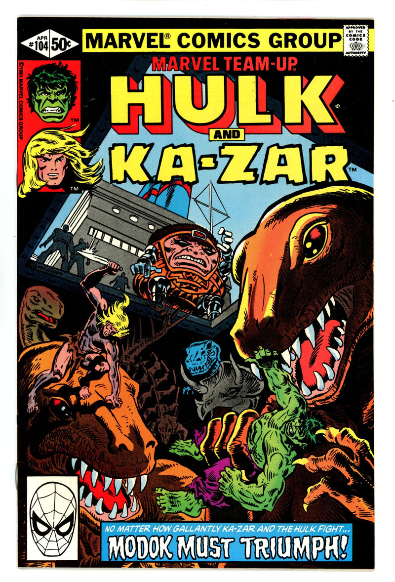 Marvel Team-Up Vol 1 104 High Grade (1981) 