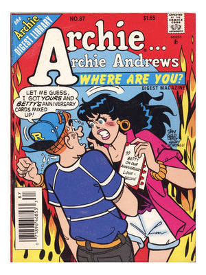 Archie... Archie Andrews, Where Are You? Comics Digest Magazine 87 Low Grade (1993) Canadian Price Variant
