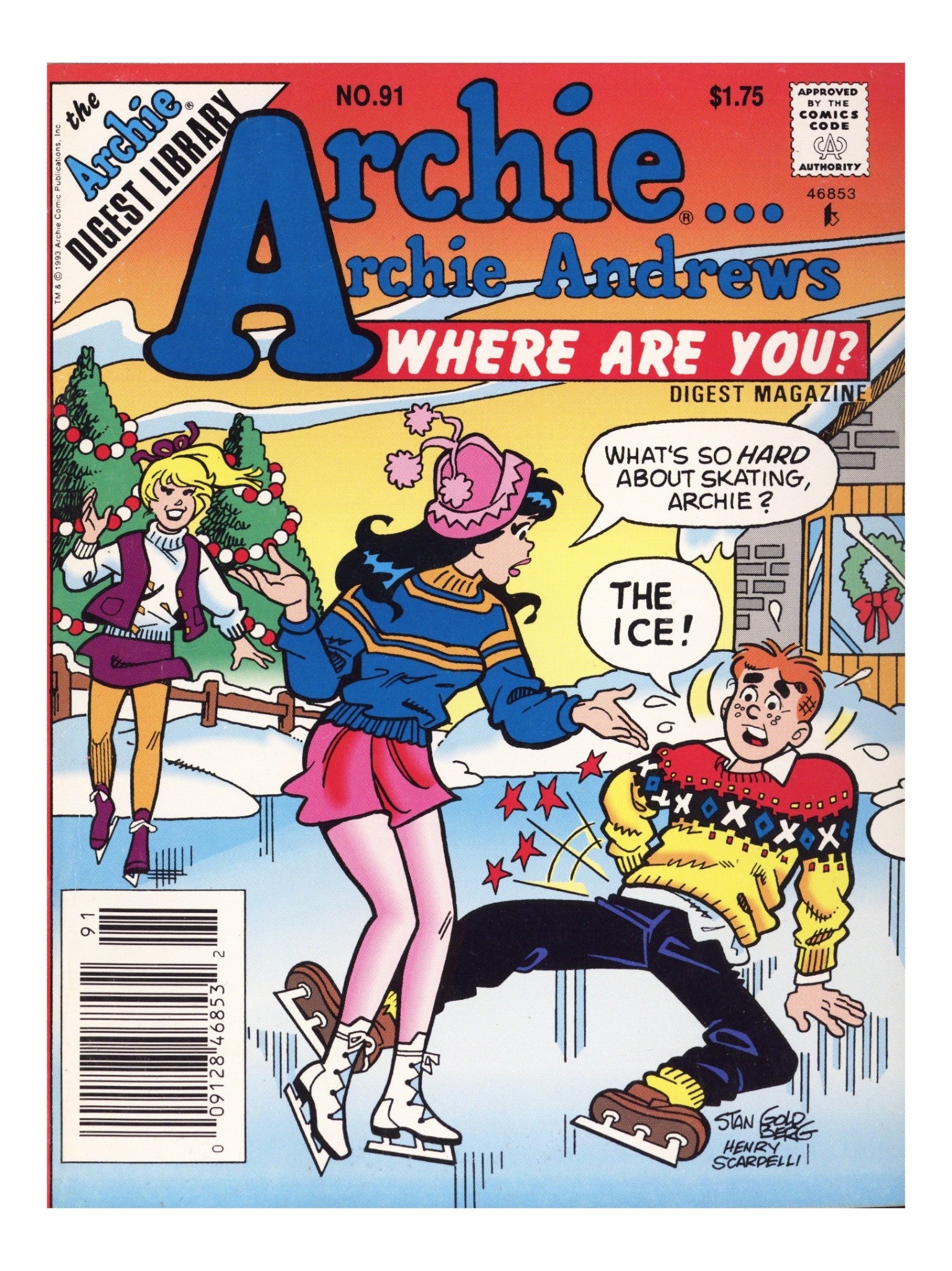 Archie... Archie Andrews, Where Are You? Comics Digest Magazine 91 Mid Grade (1994) Newsstand 