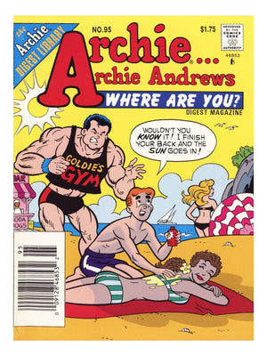 Archie... Archie Andrews, Where Are You? Comics Digest Magazine 95 Mid Grade (1994) Canadian Price Variant