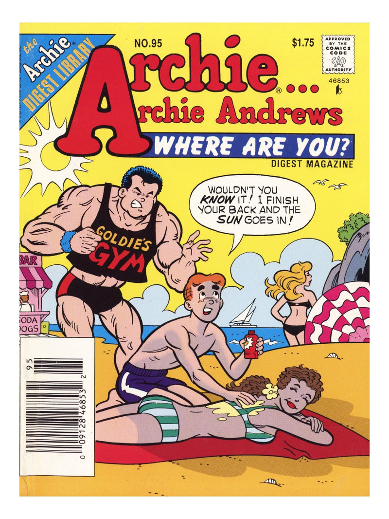 Archie... Archie Andrews, Where Are You? Comics Digest Magazine 95 Mid Grade (1994) Canadian Price Variant 