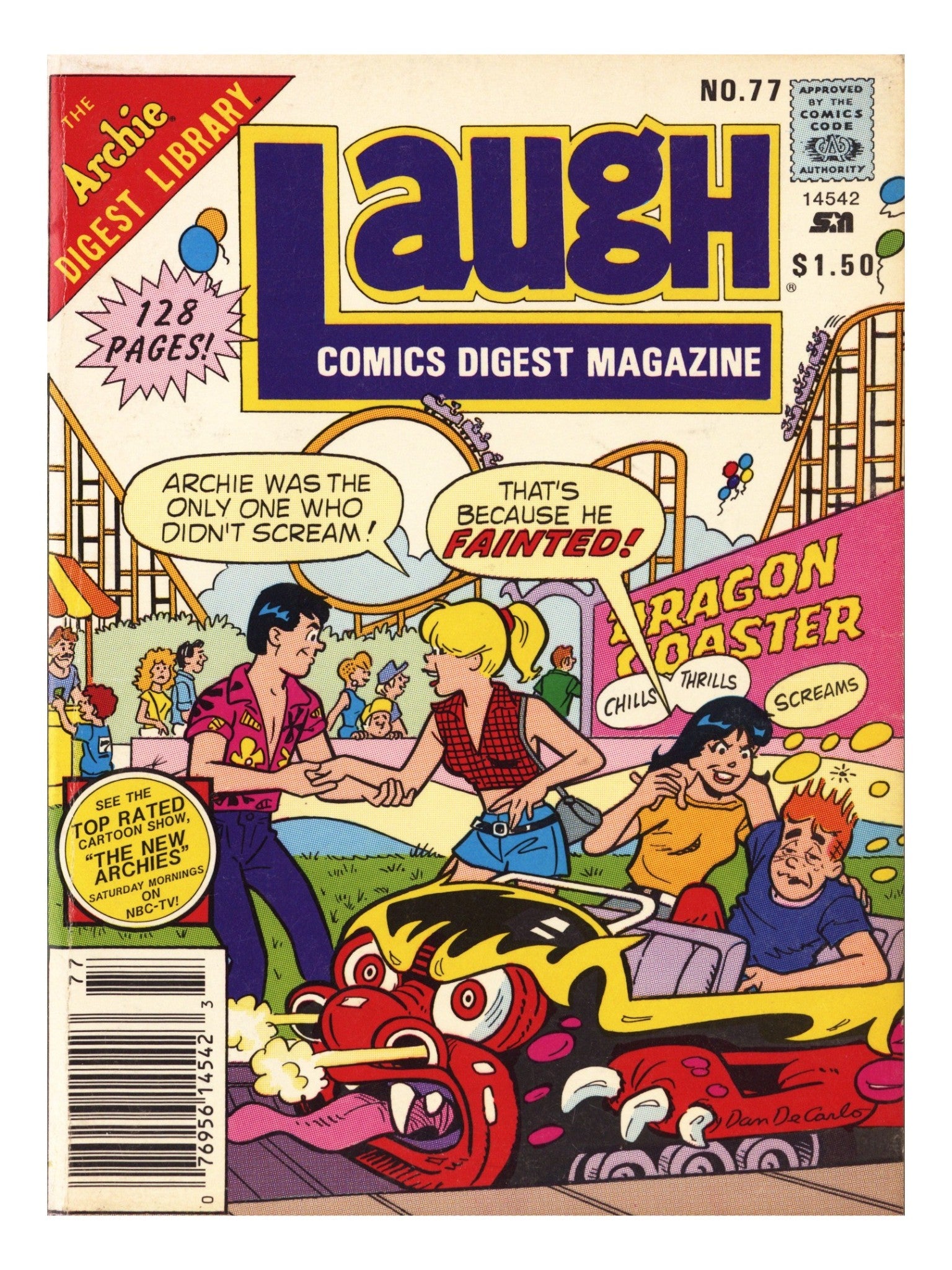 Laugh Comics Digest Magazine 77 Mid Grade (1988) Canadian Price Variant 