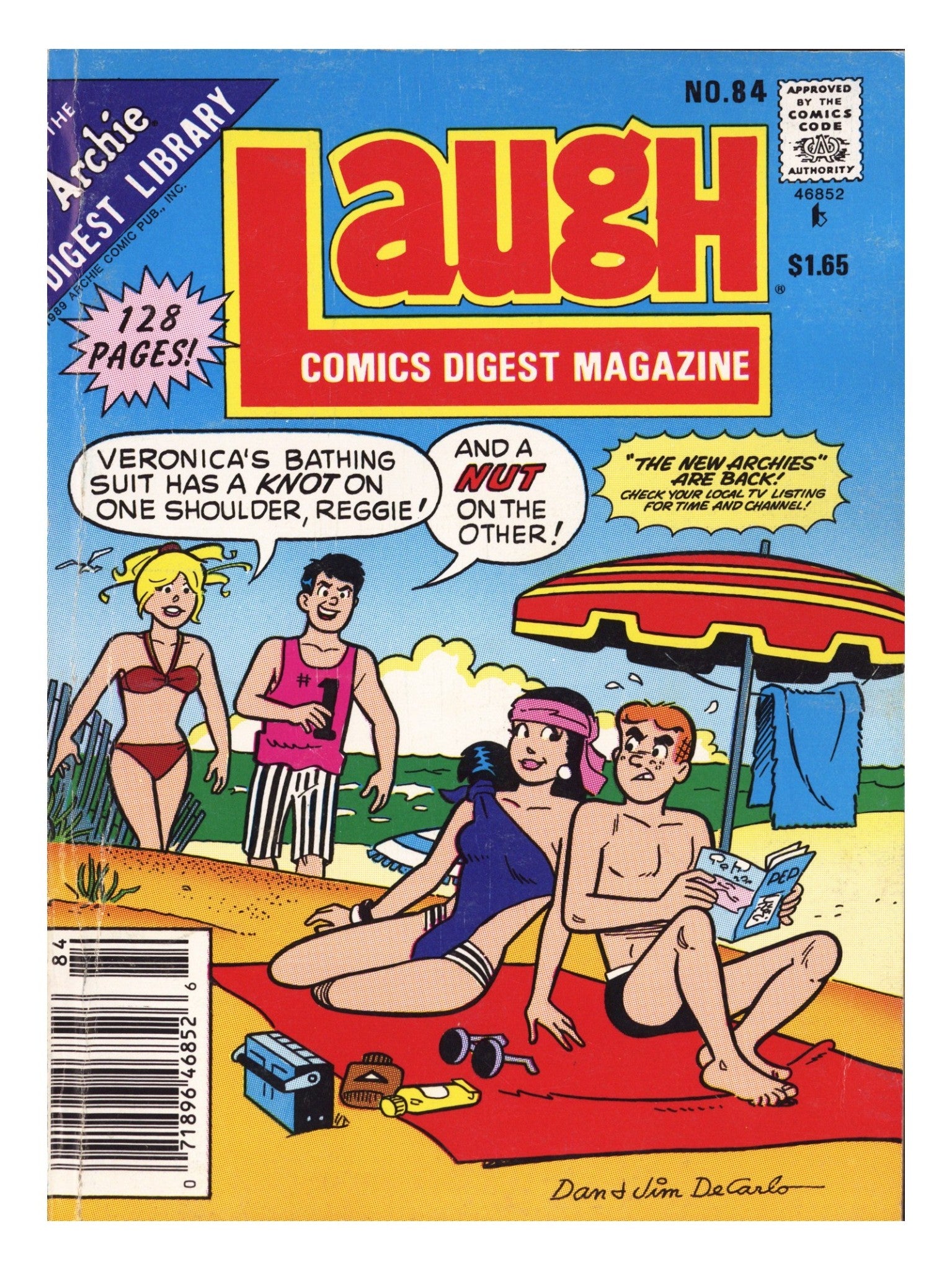Laugh Comics Digest Magazine 84 Low Grade (1989) Canadian Price Variant 