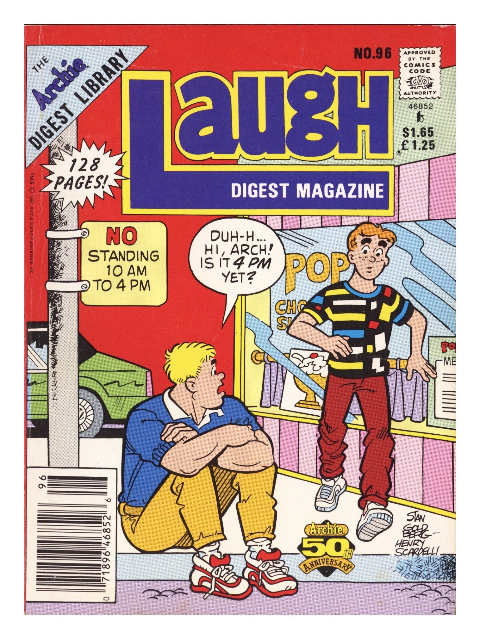 Laugh Digest Magazine 96 Mid Grade (1991) Canadian Price Variant 