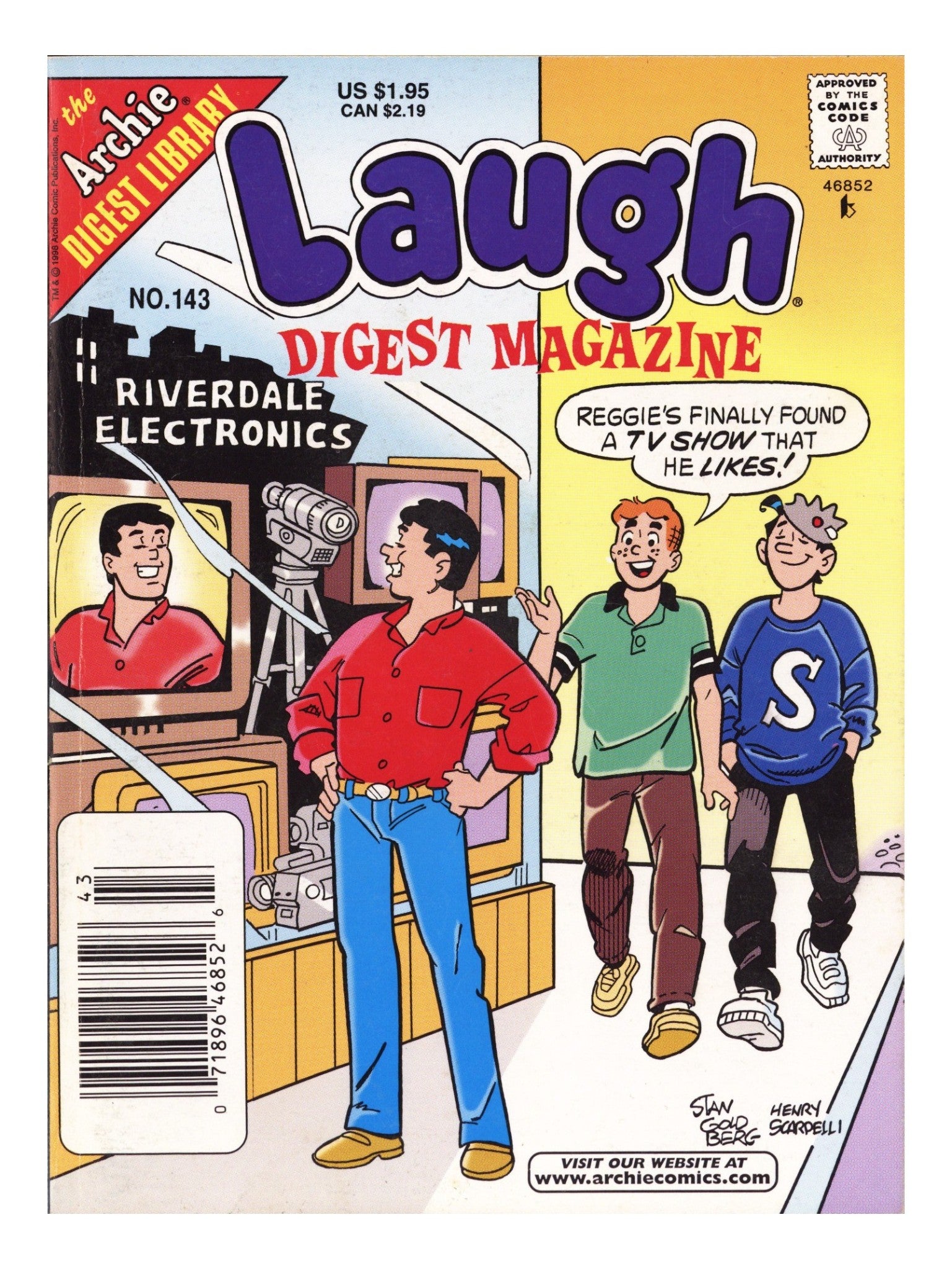 Laugh Digest Magazine 143 Mid Grade (1998) Newsstand 