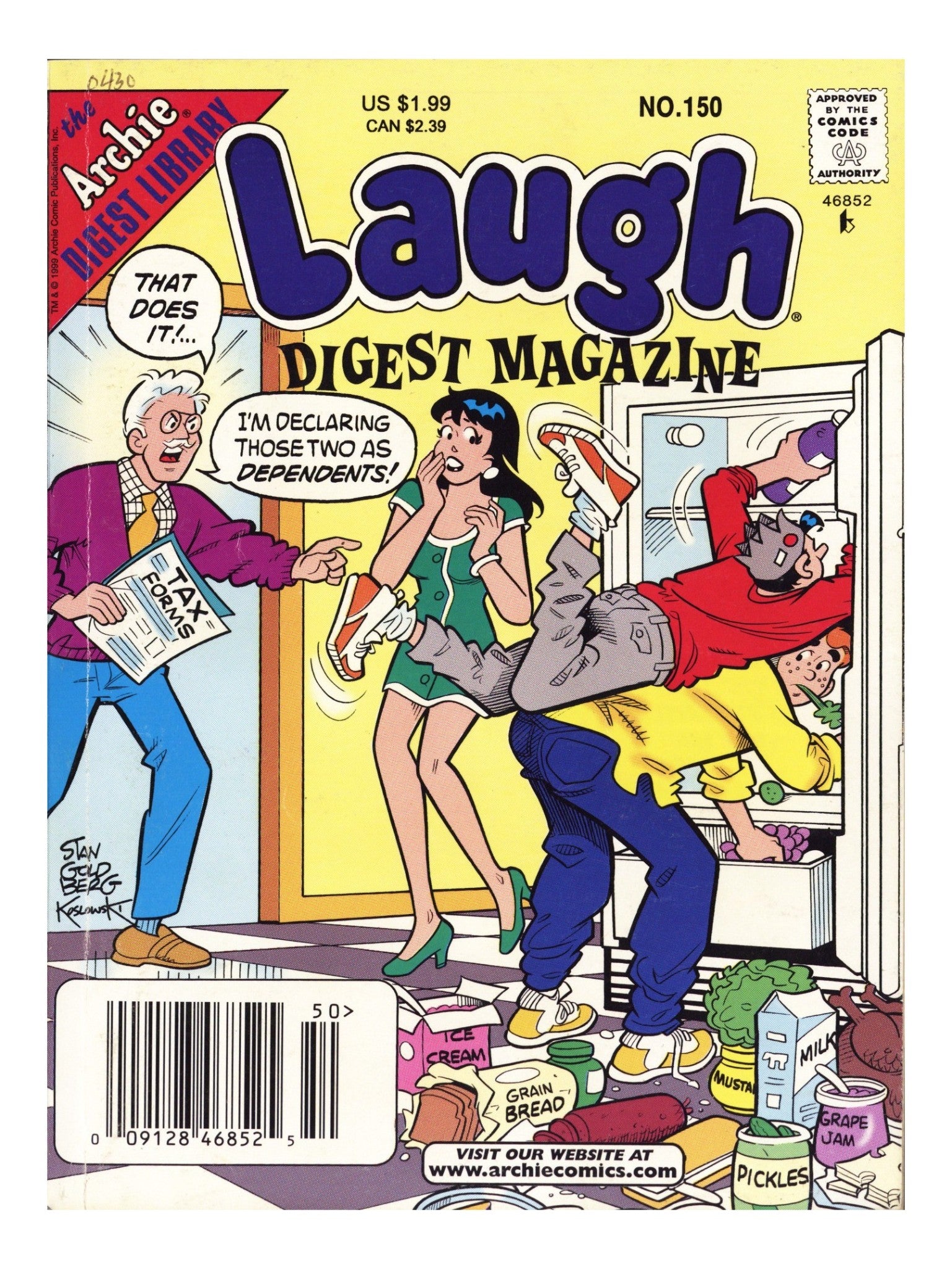 Laugh Digest Magazine 150 Mid Grade (1999) Newsstand 