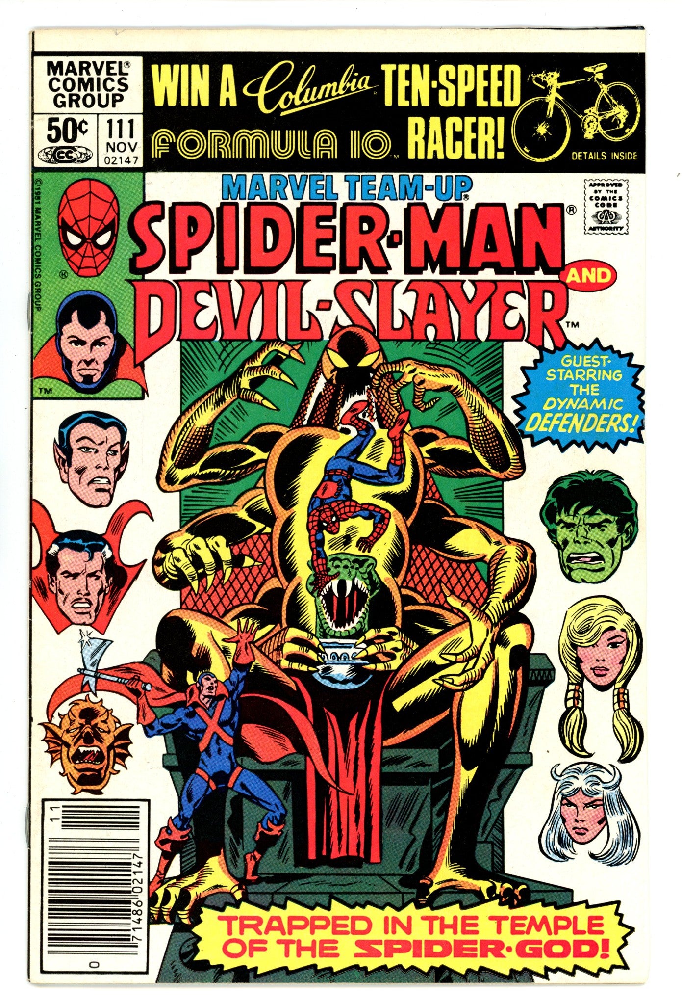 Marvel Team-Up Vol 1 111 Mid Grade (1981) Newsstand 