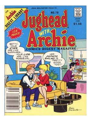 Jughead with Archie Digest 78 Mid Grade (1987) Canadian Price Variant