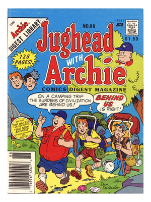 Jughead with Archie Digest 88 Low Grade (1988) Canadian Price Variant