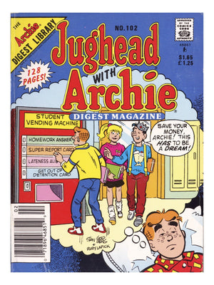 Jughead with Archie Digest 102 Low Grade (1991) Canadian Price Variant