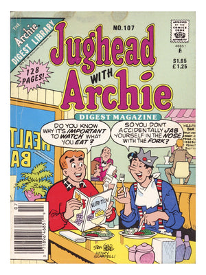 Jughead with Archie Digest 107 Low Grade (1991) Canadian Price Variant