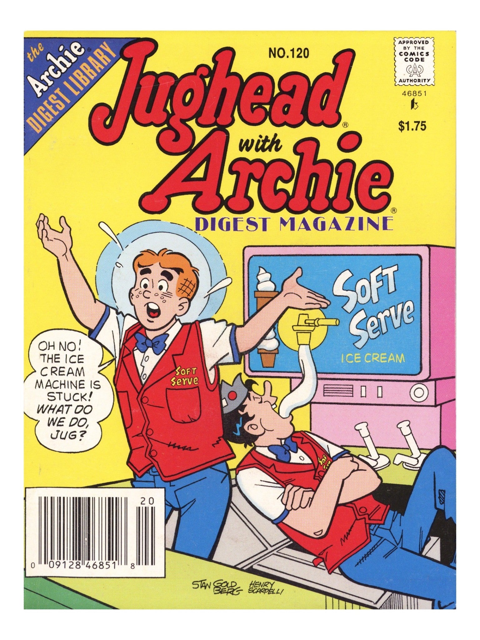 Jughead with Archie Digest 120 Mid Grade (1994) Newsstand 