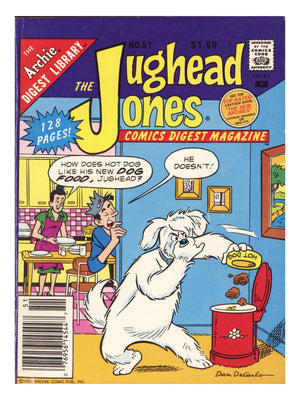 The Jughead Jones Comics Digest 51 Mid Grade (1988) Canadian Price Variant