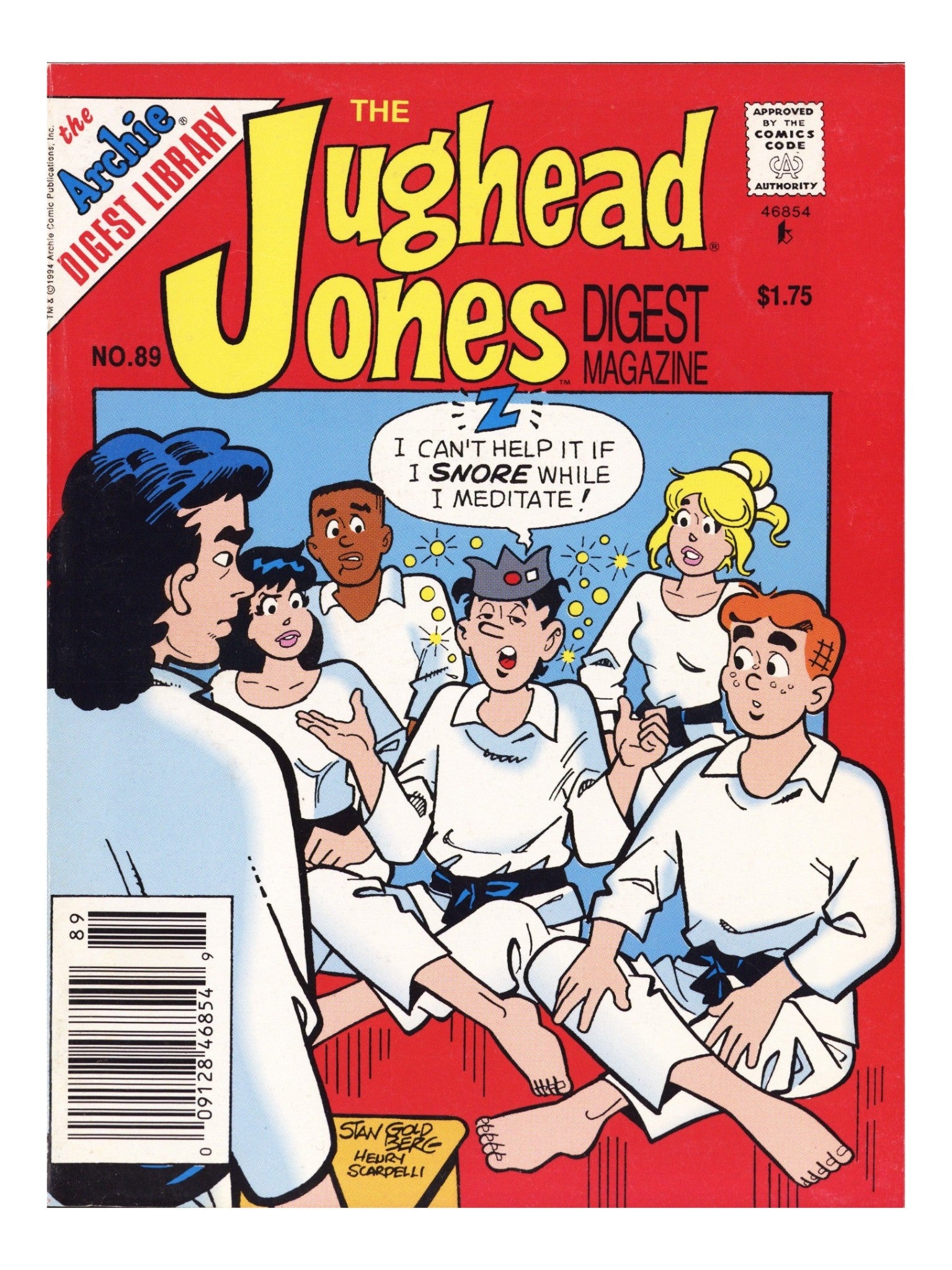 The Jughead Jones Comics Digest 89 Mid Grade (1994) Newsstand 