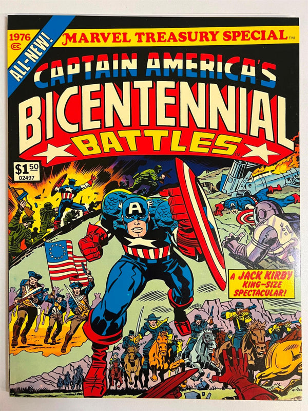 Marvel Treasury Special Featuring Captain America's Bicentennial Battles 1 VF/NM (9.0) (1976) 