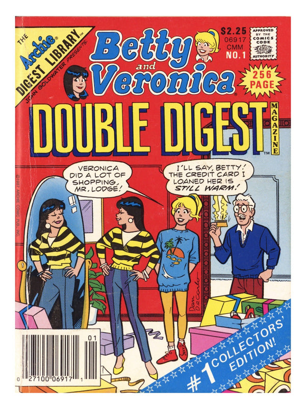 Betty & Veronica Double Digest 1 Mid Grade (1987)