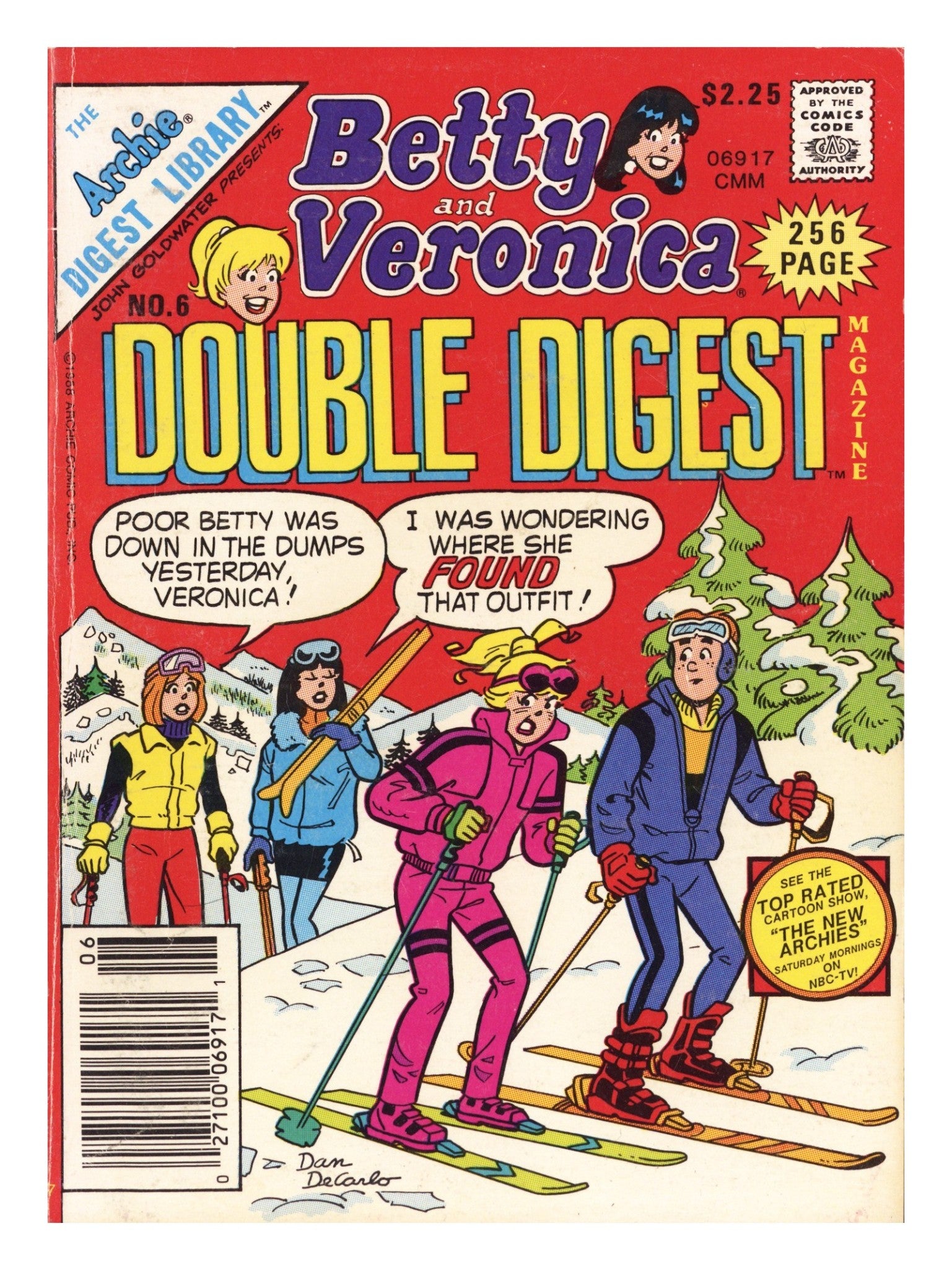 Betty & Veronica Double Digest 6 Low Grade (1988) 