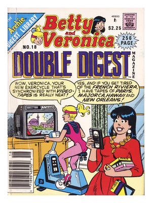 Betty & Veronica Double Digest 18 Low Grade (1990) Newsstand