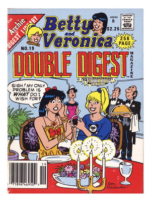 Betty & Veronica Double Digest 19 Low Grade (1990) Newsstand