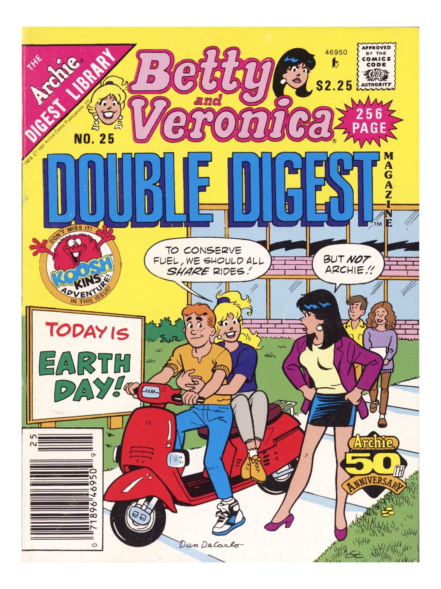 Betty & Veronica Double Digest 25 Mid Grade (1991) Newsstand 
