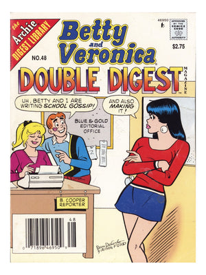 Betty & Veronica Double Digest 48 Very Low Grade (1994) Newsstand