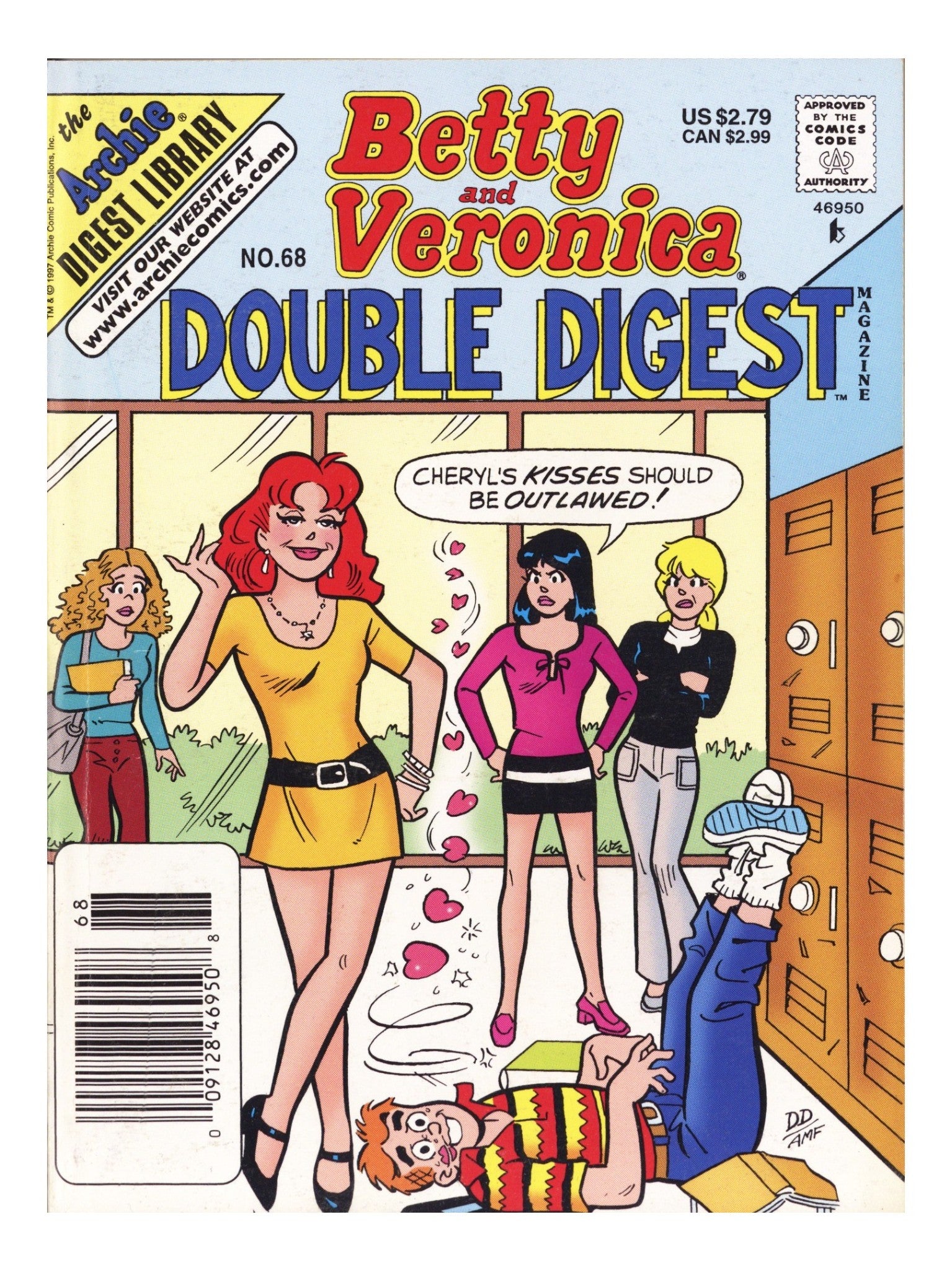 Betty & Veronica Double Digest 68 Mid Grade (1997) Newsstand 