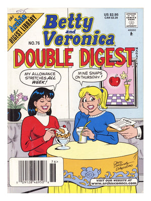 Betty & Veronica Double Digest 76 Low Grade (1998) Newsstand