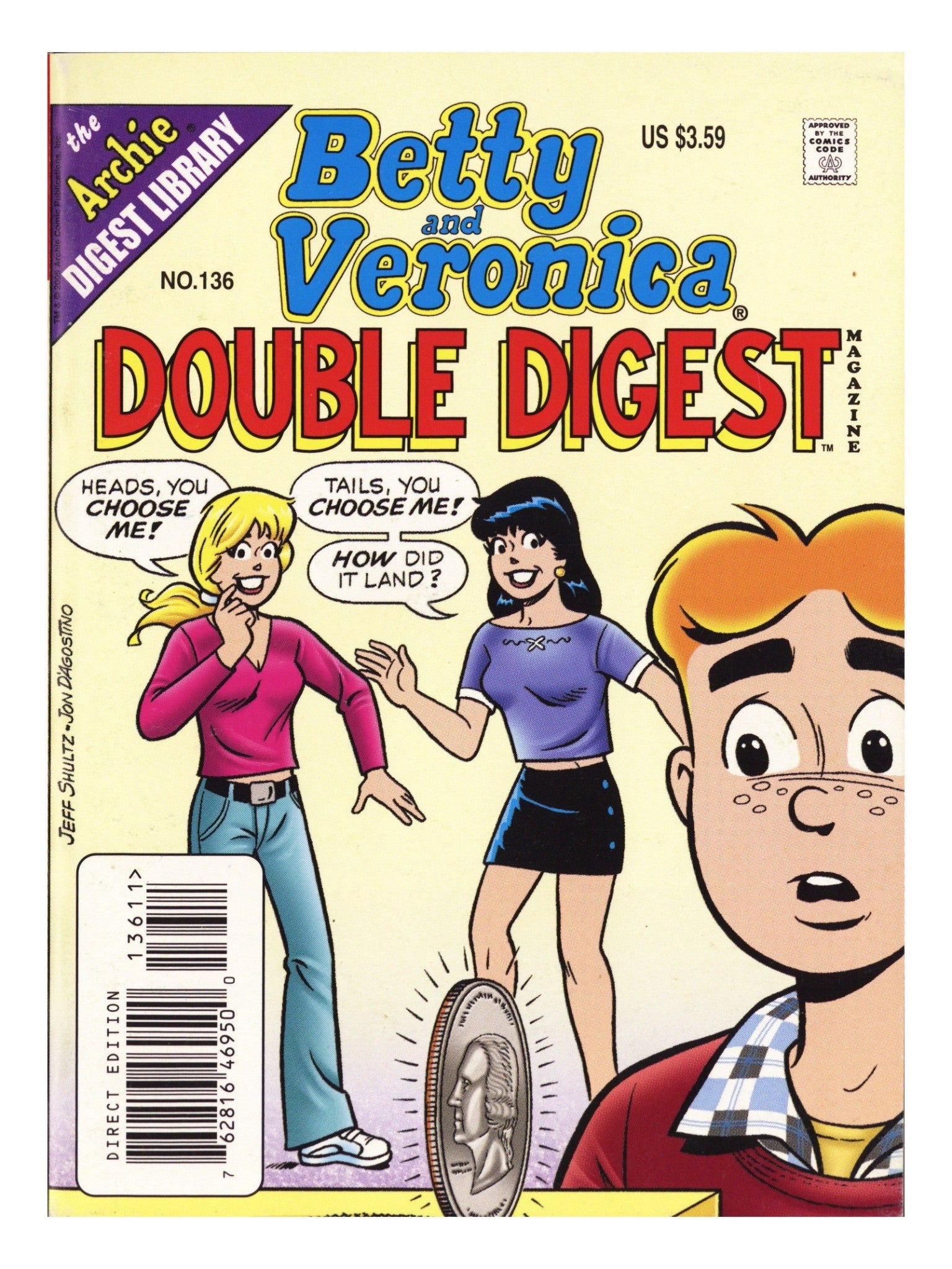 Betty & Veronica Double Digest 136 Mid Grade (2005) 