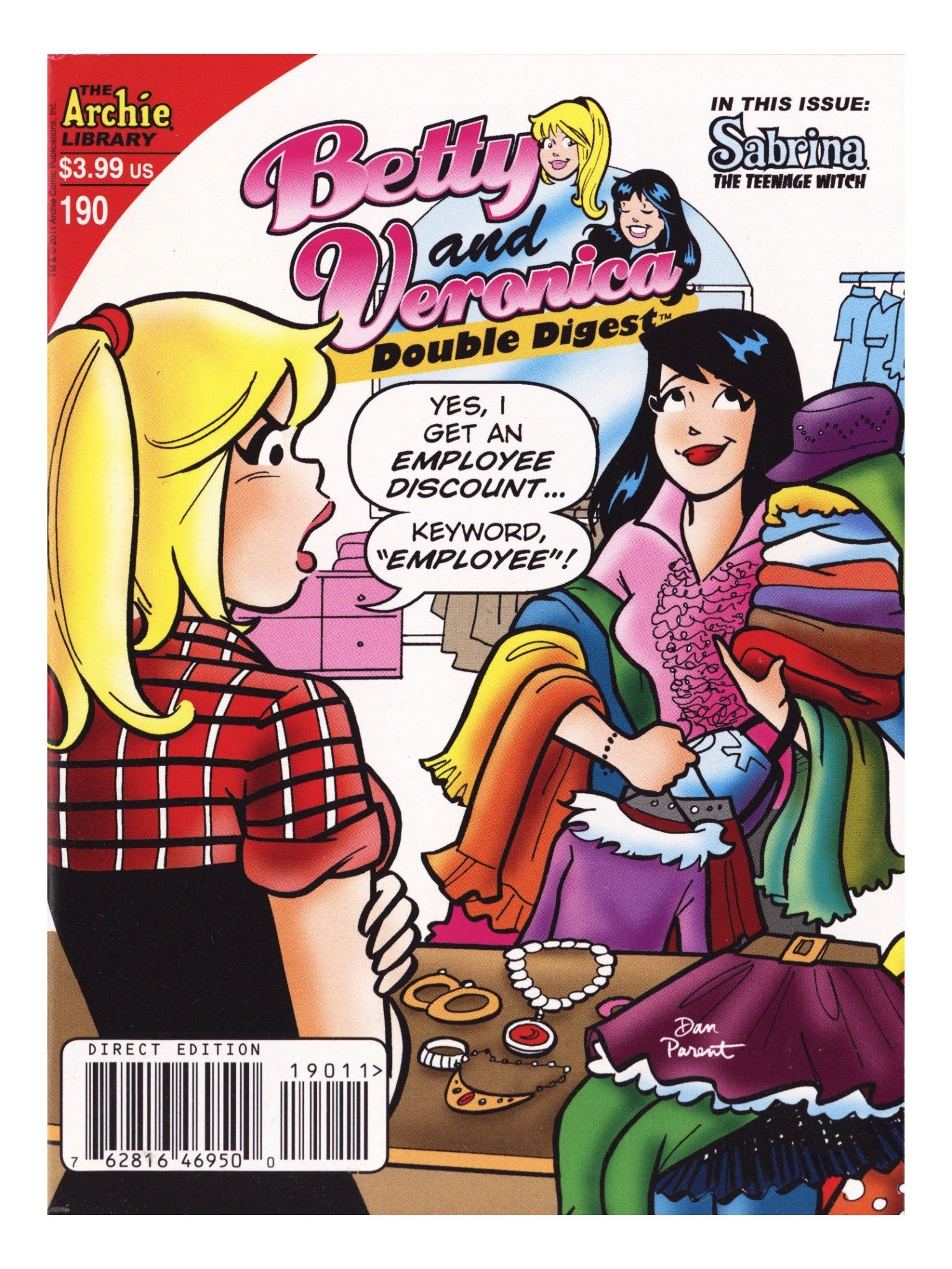 Betty & Veronica Double Digest 190 High Grade (2011) 