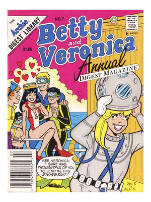 Betty and Veronica Annual Digest Magazine 7 Mid Grade (1992) Canadian Price Variant