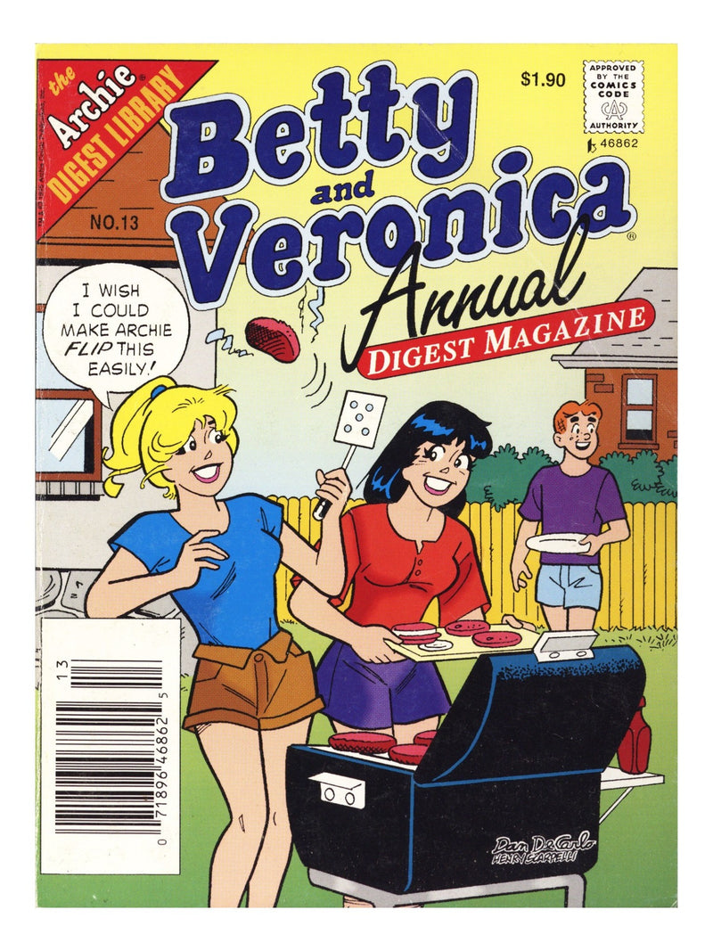 Betty and Veronica Annual Digest Magazine 13 Low Grade (1995) Canadian Price Variant 
